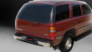 Chevrolet Suburban Performance Exhaust - Single Side Exit - CORSA Performance - Cat Back Sport - Polished - `01-`06